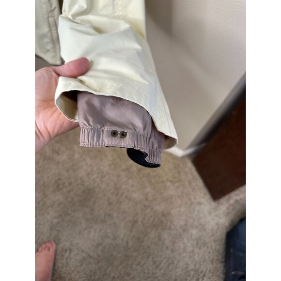 Burton Womens Ivory Yellow Snowboard Pants Waterproof Large Side Cargo Pocket - Picture 5 of 12